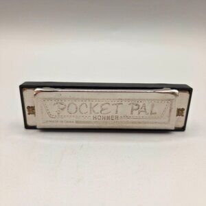 Hohner Pocket Pal Harmonica Key Of C Stainless Steel
